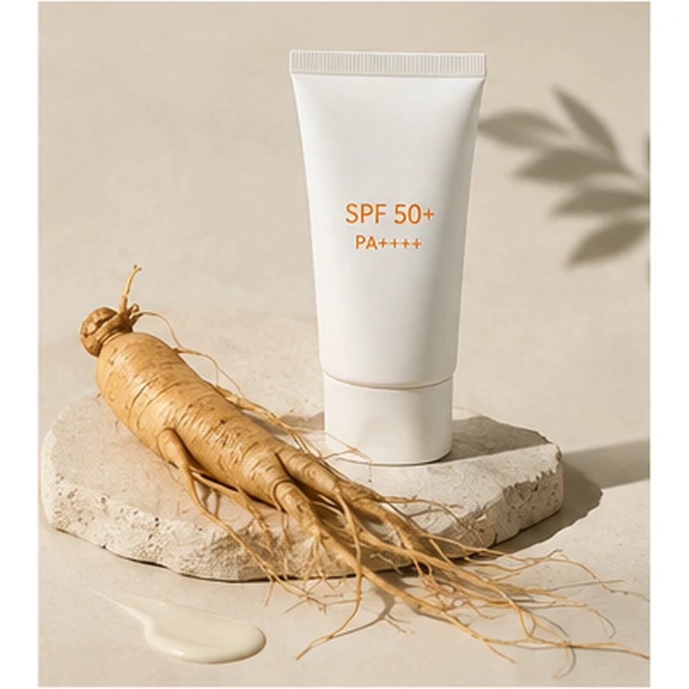 Sonnenschutz und Ginseng als Symbol für Vivora